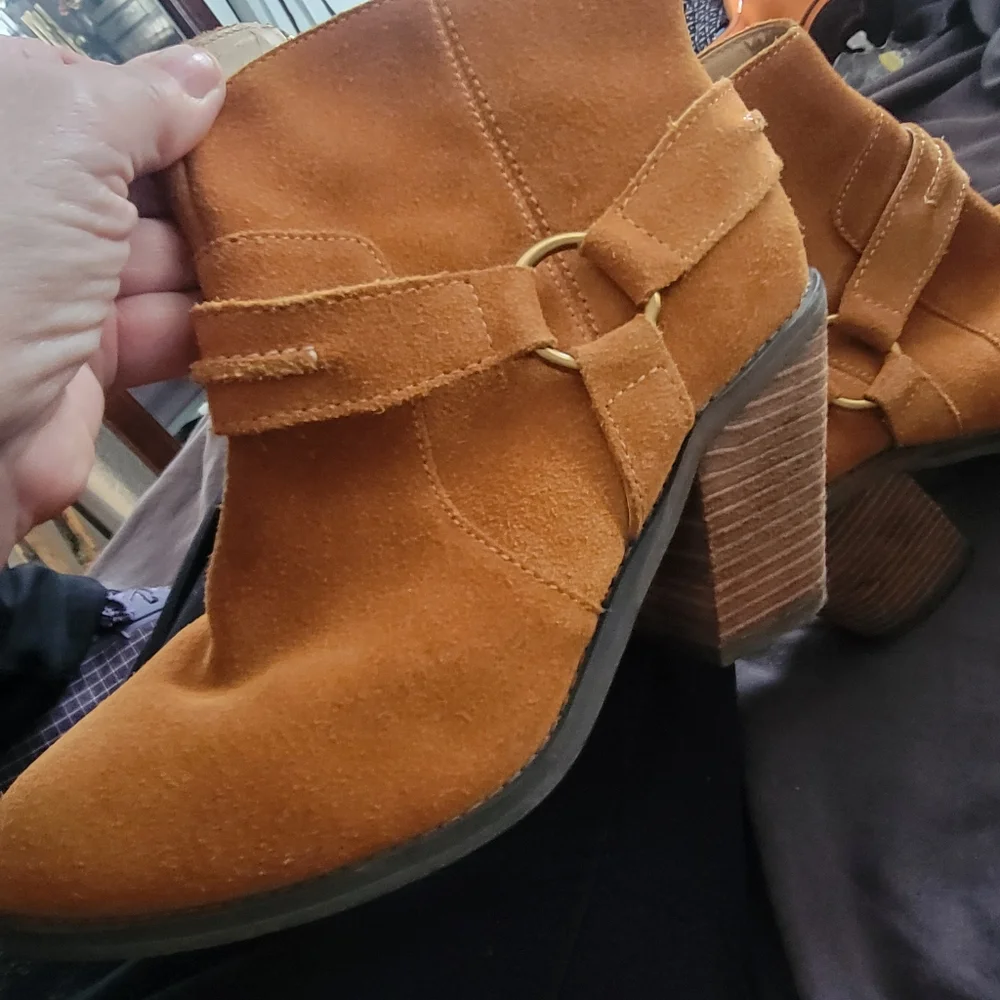 Kelsi Dagger Brooklyn Suede Leather‎ Boots SZ 6
